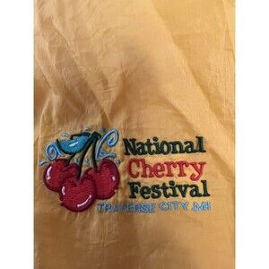 National Cherry Festival Yellow Wind Breaker Jacket XL